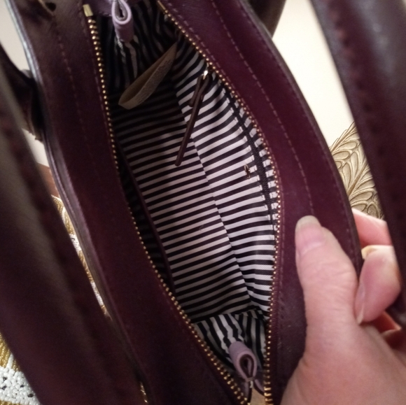 Kate Spade Cameron Street Mini Candace Satchel, RARE Mahogany Colorblock - Picture 7 of 10